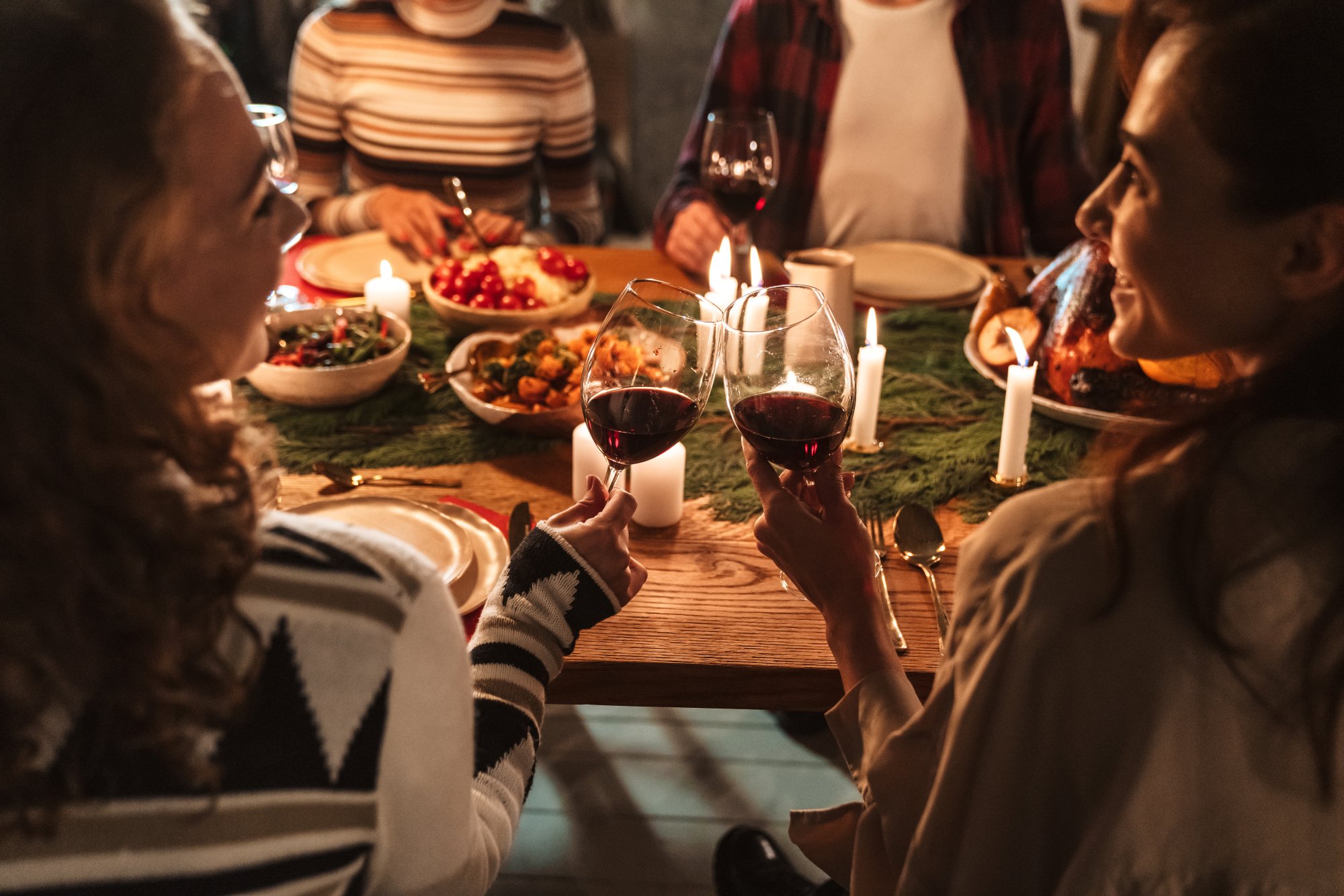 Abendessen mit Freunden