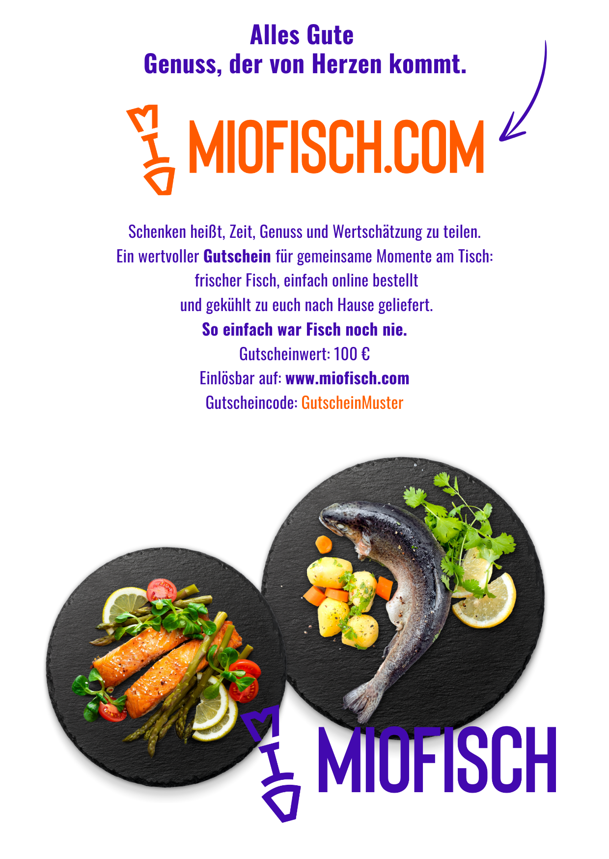 miofisch Wertgutschein – flexibel einlösbar